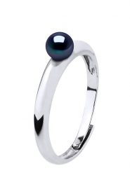 Mitzuko Srebrny pierścionek z perłą rozmiar: onesize. Szare pierścionki Mitzuko, z perłą, srebrne. Za 165.99 zł.