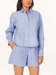 Scotch & Soda Koszula w kolorze niebiesko-pomarańczowym rozmiar: XL. Niebieskie koszule Scotch & Soda, xl, bez wzorów, z bawełny, bez kołnierzyka, bez ramiączek. Za 118.84 zł.