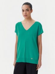 Luisa Spagnoli Sweter Caracalla 58686 Zielony Regular Fit. Zielone swetry Luisa Spagnoli, s, bez wzorów, z syntetyku, bez ramiączek. Za 669.99 zł.