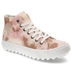 Beżowe Trampki Big Star Modne Buty Damskie. Brązowe trampki BIG STAR, bez wzorów, retro, bez zapięcia. Za 143.99 zł.