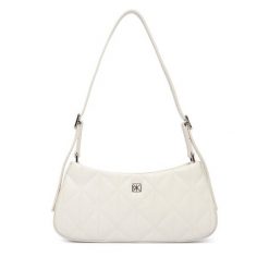 Torebka Calvin Klein. Białe torebki klasyczne Calvin Klein, bez wzorów, klasyczne, bez dodatków. Za 489.99 zł.