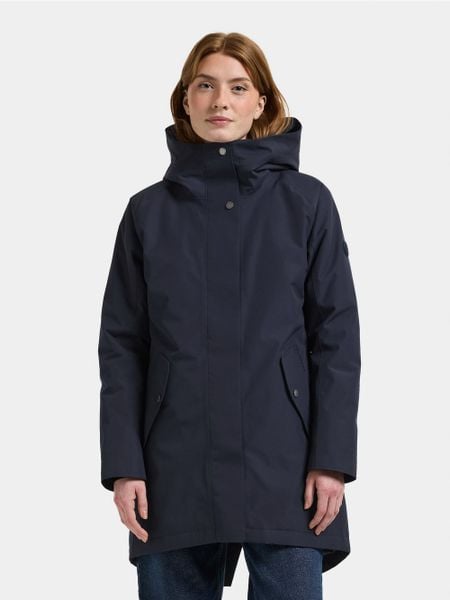 Didriksons Parka Kobiety niebieski, 42. Niebieskie płaszcze Didriksons, bez wzorów, eleganckie, bez kaptura. Za 1,249.95 zł.