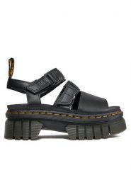 Dr. Martens Sandały Rickie 27405001 Czarny. Czarne sandały Dr Martens, bez wzorów, ze skóry, bez obcasa, na płaskiej podeszwie, bez zapięcia. Za 619.99 zł.