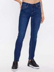 Liu Jo Jeansy UF3016 D4811 Granatowy Regular Fit. Niebieskie jeansy Liu Jo, bez wzorów, z bawełny. Za 699.99 zł.