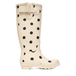 Kalosze Hunter. Białe kalosze Hunter, bez wzorów, bez zapięcia. Za 349.99 zł.