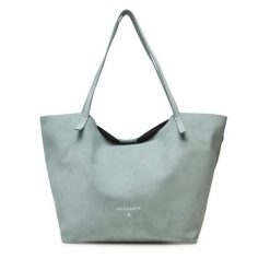 Torebka Patrizia Pepe. Niebieskie shopper bag Patrizia Pepe, bez wzorów, bez dodatków. Za 1,289.00 zł.