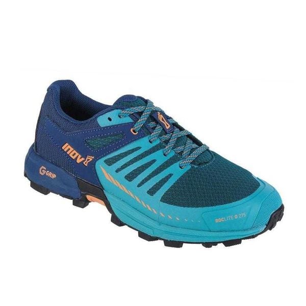 Trampki Damskie Bieganie Roclite. Niebieskie trampki Inov-8, bez wzorów, z gumy, klasyczne, bez zapięcia. Za 875.99 zł.