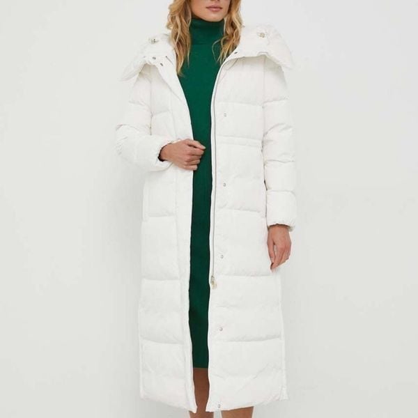 Kurtka GEOX W PHEBY Biały. Białe kurtki Geox, bez wzorów, z tkaniny, bez kaptura. Za 760.99 zł.