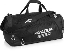 Torba sportowa pływacka na ramię 43l Aqua Speed. Białe torby sportowe Aqua-Speed, bez wzorów, z materiału, na ramię, duże. Za 109.99 zł.