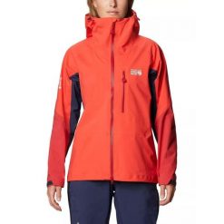 Damska kurtka powłoka Mountain Hardwear Exposure/2 Pro Lt. Czerwone kurtki MOUNTAIN HARDWEAR, l, bez wzorów, bez kaptura. Za 1,999.00 zł.