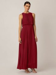 APART Sukienka w kolorze bordowym rozmiar: 36. Czerwone sukienki Apart, bez wzorów, bez kołnierzyka, bez ramiączek, maxi. Za 184.02 zł.