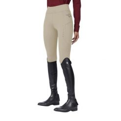 Damskie legginsy jeździeckie z pełną przyczepnością Vestrum Vega. Brązowe legginsy VESTRUM, bez wzorów, z materiału, wizytowe. Za 514.00 zł.