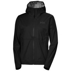 Damska kurtka wodoodporna Helly Hansen Momentum 3L Stretch. Czarne kurtki Helly Hansen, na lato, l, bez wzorów, z materiału, klasyczne, z kapturem. Za 1,076.10 zł.