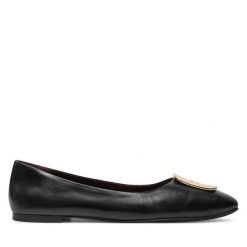 Baleriny Tory Burch. Czarne baleriny Tory Burch, bez wzorów, bez obcasa, bez zapięcia. Za 1,449.00 zł.