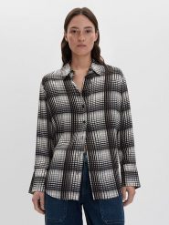 Someday Koszula "Zebecca" w kolorze biało-czarno-beżowym rozmiar: 38. Białe koszule someday., bez wzorów, z wiskozy, bez kołnierzyka, bez ramiączek. Za 195.99 zł.