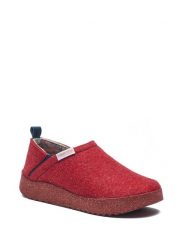Comfortfusse Kapcie w kolorze czerwonym rozmiar: 39. Czerwone kapcie Comfortfüße, bez wzorów, z materiału. Za 260.99 zł.