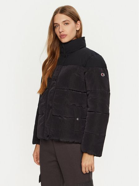 Champion Kurtka zimowa 117574 Czarny Custom Fit. Czarne kurtki Champion, na zimę, s, bez wzorów, z syntetyku, bez kaptura. Za 369.99 zł.