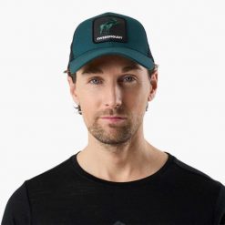 Czapka z daszkiem Unisex Swedemount Forest Cap. Zielone czapki z daszkiem SWEDEMOUNT, bez wzorów, sportowe. Za 79.99 zł.