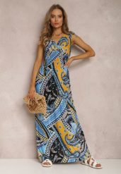 Czarna Sukienka Dianano. Czarne sukienki Renee, l, z aplikacjami, boho, bez kołnierzyka, bez ramiączek, maxi, kopertowe. W wyprzedaży za 63.99 zł.