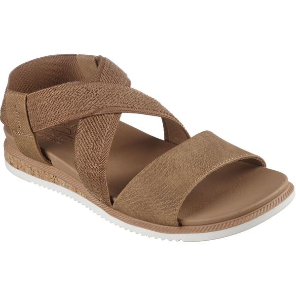 Sandały Skechers Desert Kiss Low, Kobiety. Brązowe sandały Skechers, bez wzorów, bez obcasa, bez zapięcia. Za 290.00 zł.