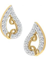 Vittoria Jewels Złote kolczyki-wkrętki z diamentami rozmiar: onesize. Żółte kolczyki Vittoria Jewels, z diamentem, złote. Za 782.99 zł.