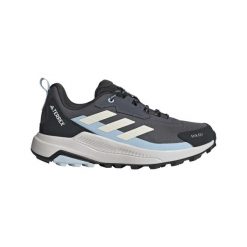 Damskie buty trekkingowe adidas Terrex Anylander. Niebieskie buty trekkingowe adidas, bez wzorów, z materiału, bez zapięcia. Za 362.00 zł.