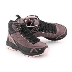 Wysokie buty trekkingowe Alpine Pro Kerele Vibram. Szare buty trekkingowe Alpine Pro, z gumy, za kostkę, bez zapięcia. Za 999.00 zł.