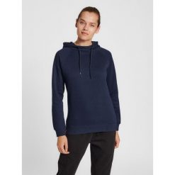 Bluza do piłki ręcznej damska Hummel Red Classic z kapturem. Niebieskie bluzy Hummel, xl, bez wzorów, sportowe, bez ramiączek, z kapturem. Za 191.00 zł.
