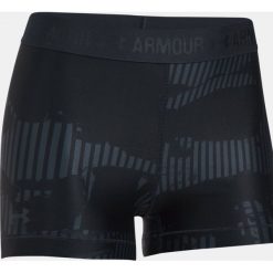 Under Armour Spodenki damskie HeatGear Armour Printed Shorty czarne r. L (1302777-008). Szorty sportowe marki Under Armour. Za 99.27 zł.