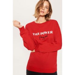 Bluza z napisem - Czerwony. Bluzy marki House. Za 69.99 zł.