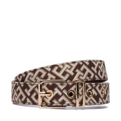 Pasek Tommy Hilfiger. Brązowe paski Tommy Hilfiger, bez wzorów. Za 249.99 zł.