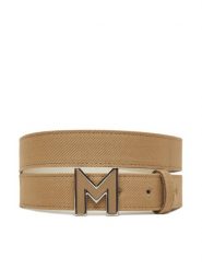 Marella Pasek Damski Cadmio 2513501057200 Beżowy. Brązowe paski Marella, bez wzorów, z materiału. Za 449.99 zł.