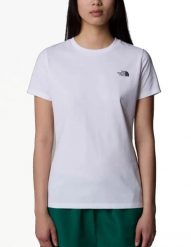 The North Face Koszulka S/S Simple Dome Nf0A87Nhfn4. Białe t-shirty sportowe The North Face, s, bez wzorów, z bawełny, bez ramiączek, trekkingowe. Za 104.99 zł.