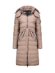 Canadian Peak Płaszcz zimowy "Cabimeak" w kolorze szarobrązowym rozmiar: XXL. Brązowe płaszcze Canadian Peak, na zimę, xxl, bez wzorów, z puchu, bez kaptura. Za 362.85 zł.