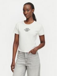HUGO T-Shirt Delanor_4 50570857 Biały Cropp Fit. Białe t-shirty Hugo, l, bez wzorów, z bawełny, bez kołnierzyka, bez ramiączek. Za 254.99 zł.