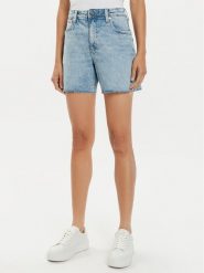 Wrangler Szorty jeansowe Hot Wheels 112357950 Niebieski Relaxed Fit. Niebieskie szorty Wrangler, bez wzorów, z bawełny. Za 179.99 zł.