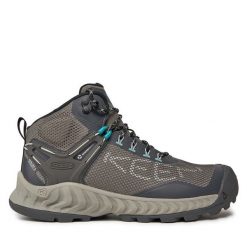 Trekkingi Keen. Szare buty trekkingowe Keen, bez zapięcia. Za 749.99 zł.