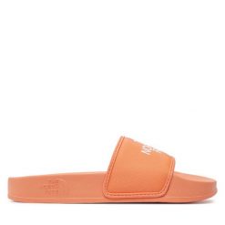 Klapki The North Face. Pomarańczowe klapki The North Face, bez wzorów, sportowe, bez obcasa, bez zapięcia. Za 169.99 zł.