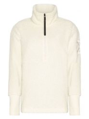 Didriksons Bluza polarowa "Monia" w kolorze białym rozmiar: 36. Białe bluzy bez kaptura Didriksons, bez wzorów, z polaru. Za 260.99 zł.