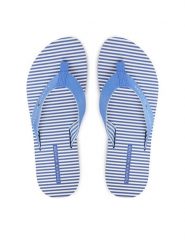 Tommy Hilfiger Japonki Th Ithaca Stripe Summer Sandal FW0FW09192 Niebieski. Niebieskie japonki Tommy Hilfiger, bez wzorów, z materiału. Za 169.99 zł.