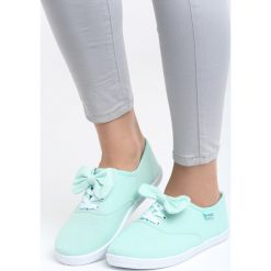 Miętowe Tenisówki You Ask For. Trampki marki Sinsay. Za 39.99 zł.