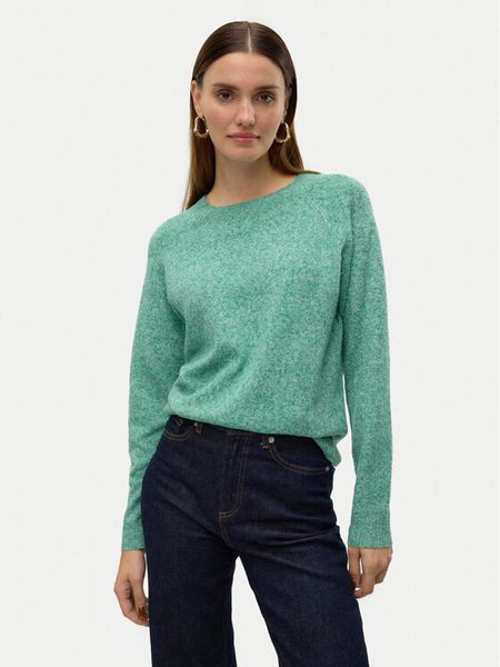 Vero Moda Sweter Doffy 10201022 Zielony Regular Fit. Zielone swetry Vero Moda, m, bez wzorów, z syntetyku, bez ramiączek. Za 119.99 zł.