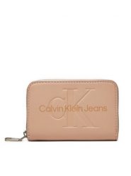 Calvin Klein Jeans Mały Portfel Damski Zip Around Mono K60K612255 Kolorowy. Portfele Calvin Klein Jeans, bez wzorów, z jeansu. Za 139.99 zł.