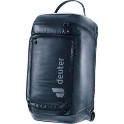 Torba podróżna deuter Duffel Pro Roller. Czarne torby podróżne Deuter, bez wzorów. Za 869.99 zł.
