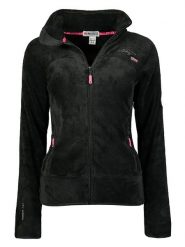 Geographical Norway Kurtka polarowa "Upaline" w kolorze czarnym rozmiar: L. Czarne kurtki Geographical Norway, l, bez wzorów, z polaru, bez kaptura. Za 131.12 zł.