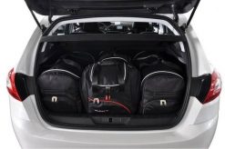 Torby Do Bagażnika Peugeot 308 Hatchback 2013-2021 4Szt Kjust. Czarne torby podróżne KJUST, bez wzorów, z kauczuku. Za 1,196.00 zł.
