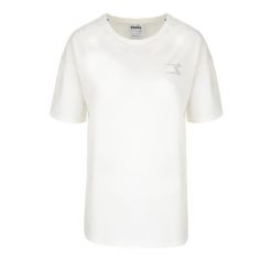 Koszulka damska DIADORA L.T-SHIRT SS BLINK L. Białe t-shirty sportowe Diadora, l, bez wzorów, bez ramiączek. Za 39.99 zł.
