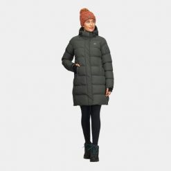 Płaszcz zimowy damski Alpinus Iparla 10 000 mm H2O. Szare płaszcze Alpinus, na zimę, bez wzorów, z puchu, sportowe, bez kaptura. Za 529.00 zł.