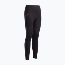 Legginsy do biegania damskie Joma R-Night. Czarne legginsy Joma, bez wzorów, sportowe. Za 179.99 zł.