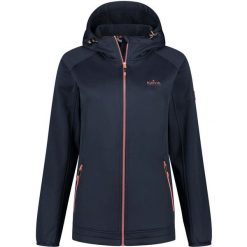 Kurtka Softshell Kjelvik Kelly dla Kobiet - Wiatroszczelna i Ciepła. Niebieskie kurtki przejściowe sportowe Jack Wolfskin, bez wzorów, z softshellu, bez kaptura, trekkingowe. Za 236.99 zł.